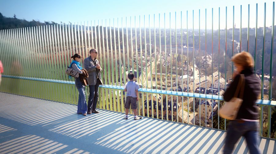 Pont Rouge : vue nouveau garde-corps (PCH)