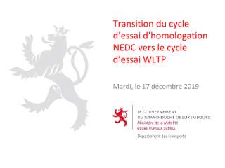 20191217-Transition du cycle d'essai d'homologation NEDC vers le cycle d'essai WLTP