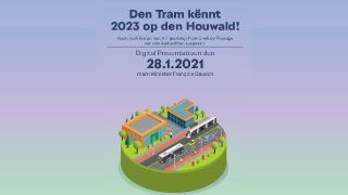 Présentation: En 2023, le tram arrive au quartier du Howald!
