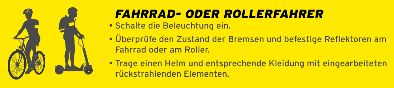 Kampagne "Gitt siichtbar" / "Sidd opmierksam"