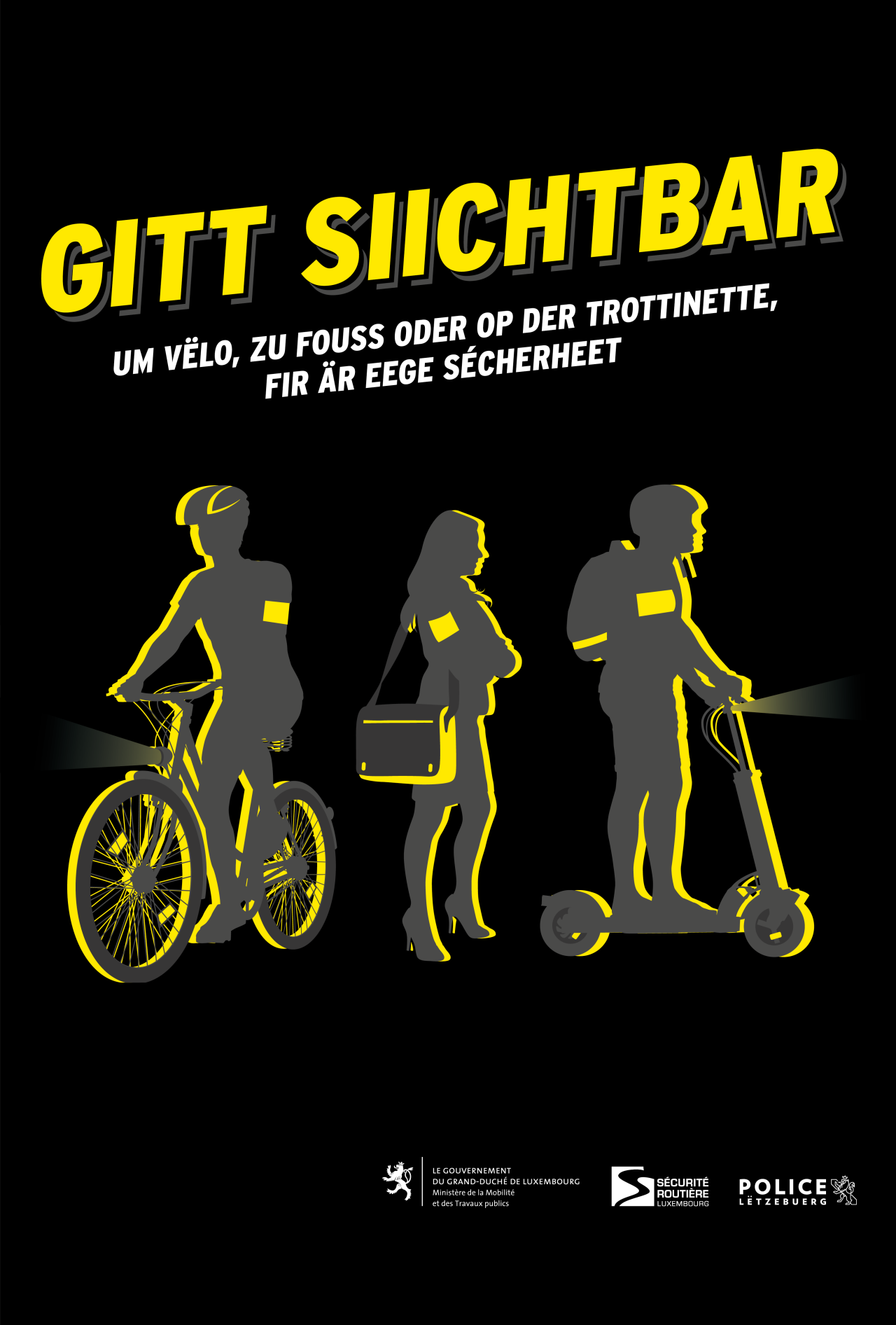 Kampagne "Gitt siichtbar" / "Sidd opmierksam"