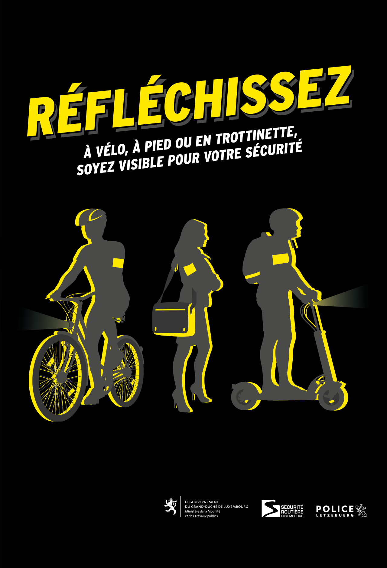 Campaign "Gitt siichtbar / Sidd opmierksam"