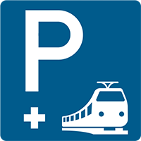 Parking relais P+Rail