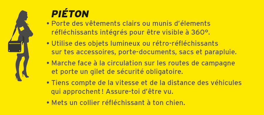 Campagne "Réfléchissez" / "Regardez"