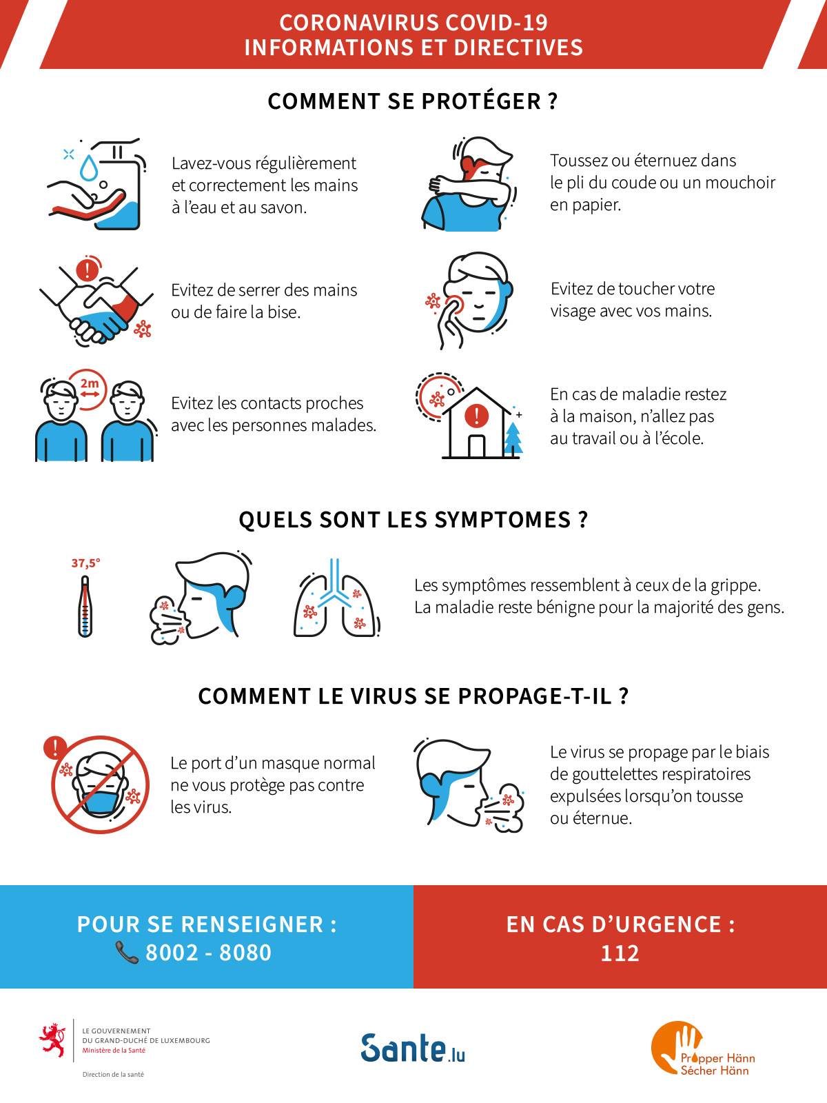 Coronavirus COVID-19 - Affiche