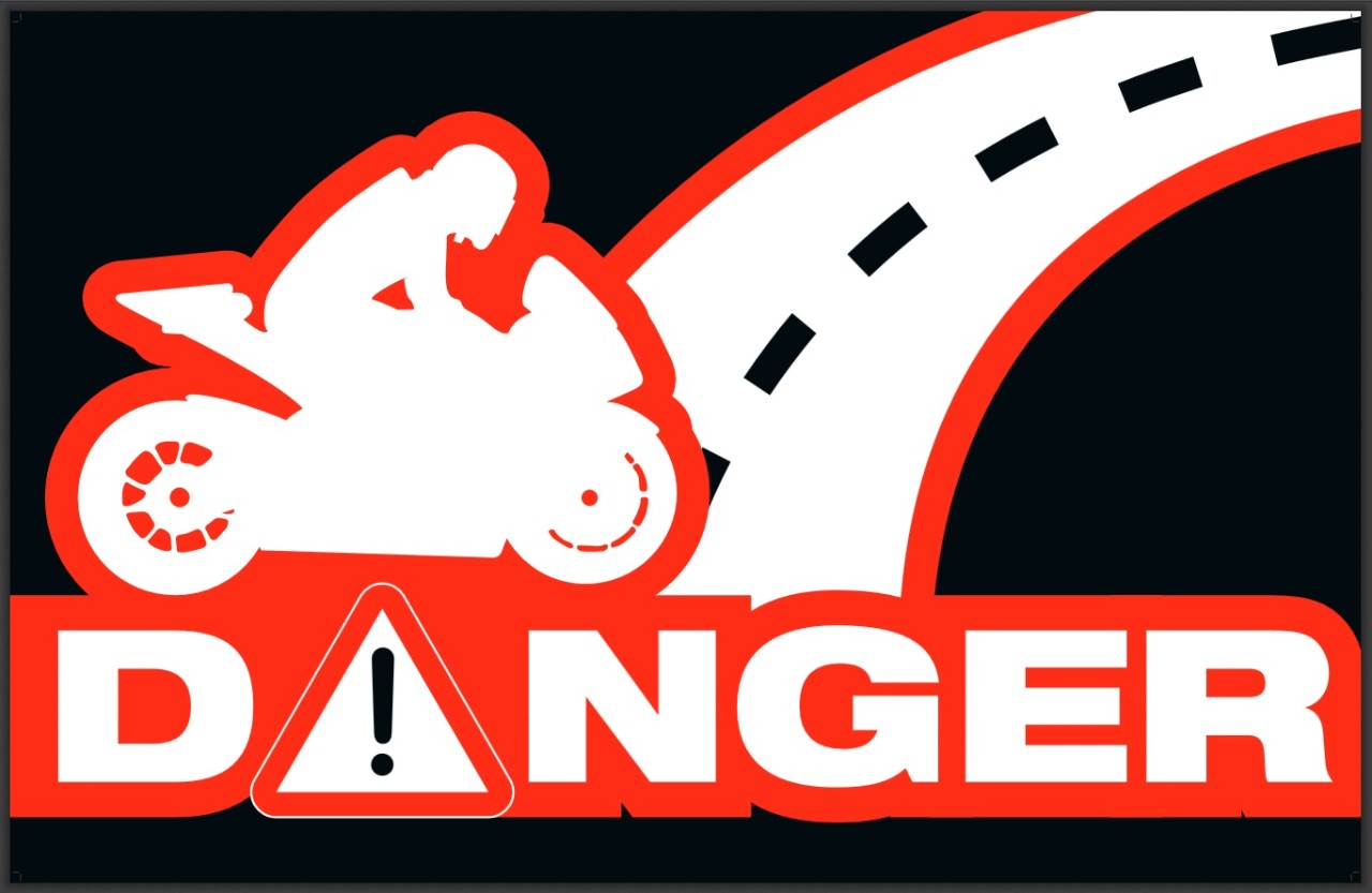 Moto - Danger !  (Jpeg, 153 Kb)