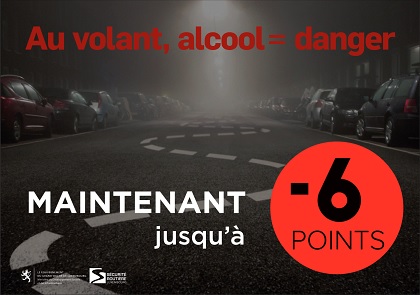 Permis à points - Au volant, alcool = danger !  (Jpeg, 47 Kb)